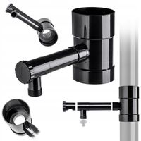 ZBIERACZ ŁAPACZ DESZCZÓWKI WODY DESZCZOWEJ Z RYNNY ZAWOREM CHWYTACZ 100mm