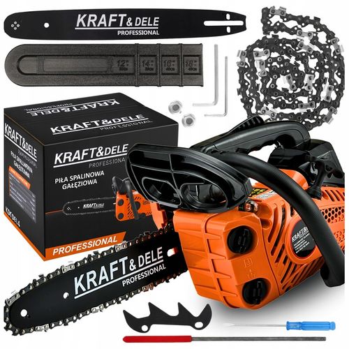 PIŁA ŁAŃCUCHOWA SPALINOWA GAŁĘZIÓWKA PILARKA DO DREWNA 3,9KM 25CM na Arena.pl