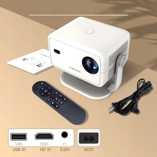 PROJEKTOR SMART MULTIMEDIALNY MAGCUBIC L018 4K WIFI TV GŁOŚNIK BT 2025 na Arena.pl