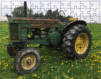 Puzzle Traktor Ciągnik