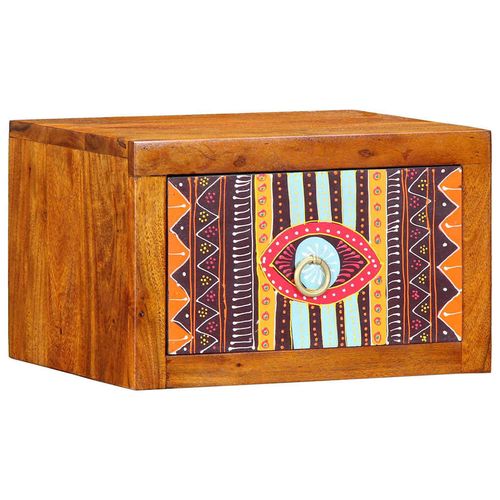 Szafka Nocna 2 pcs Brązowy 35 x 30 x 22 cm lite drewno akacjowe na Arena.pl