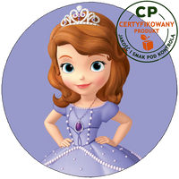 Opłatek na tort Jej Wysokość Zosia