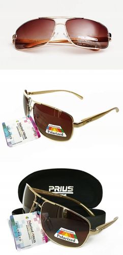 OKULARY MĘSKIE POLARYZACYJNE AVIATOR FLEKS ETUI na Arena.pl