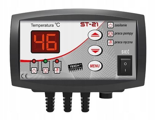 STEROWNIK POMPY OBIEGOWEJ C.O. INSTALACJI CENTRALNEGO OGRZEWANIA TECH ST-21 na Arena.pl
