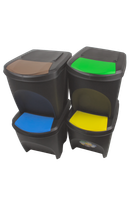 Zestaw koszy na śmieci do segregacji SET4 25 l