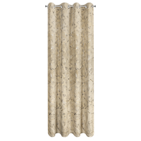 Zasłona gotowa na przelotkach ODETA 135x250 beżowa z szampańskim