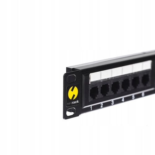 Patch panel RACK 19" 1U 24 porty kat. 5e UTP Netrack z półką patchpanel na Arena.pl