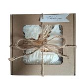 Świeca Dekoracyjna Sojowa Podziękowania Prezent Zestaw Świąteczny Box