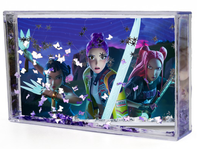 Akwarium - Ramka wodna 3D - K-pop Demon Hunters- Łowczynie Demonów