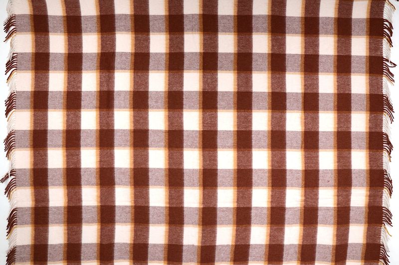 Koc Wełniany 150X200 Krata 18738 zdjęcie 5