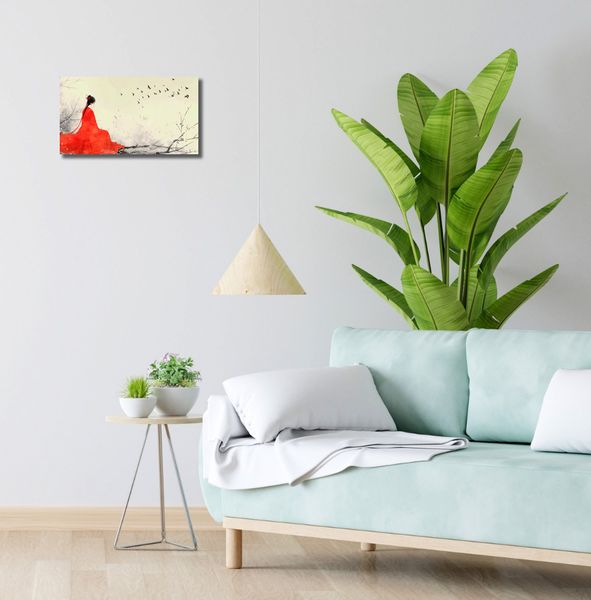 Obraz 40x20cm Diva Na Gałęzi zdjęcie 2