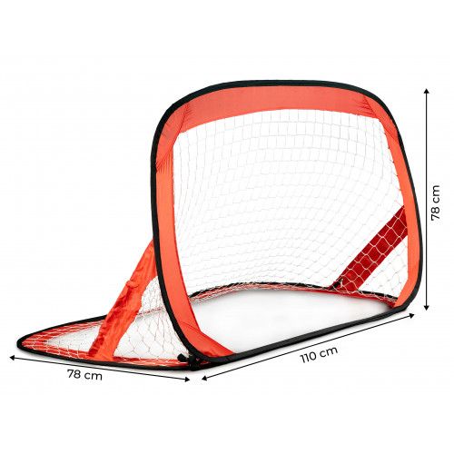 ZESTAW BRAMEK PIŁKARSKICH IPLAY 110X78X78 CM SAMOROZKŁADAJĄCE SIĘ na Arena.pl