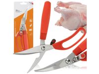 Nożyce nożyczki uniwersalne kuchenne do krojenia dzielenia 24cm czerwony