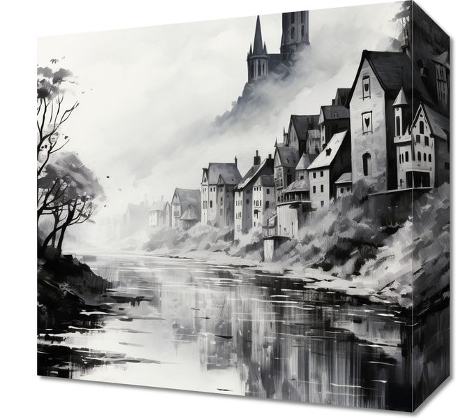 Obraz 30x30cm Mglisty Refleks zdjęcie 1