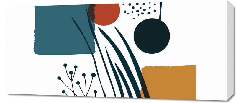 Obraz 90x40cm Przerys nad Treścią zdjęcie 1