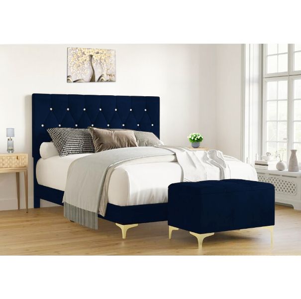 Łóżko Sypialniane Crystal, eleganckie i luksusowe. zdjęcie 3