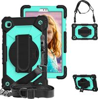 Etui do Samsung Galaxy Tab A 8" z Podstawką i Paskiem na Ramię Zielone