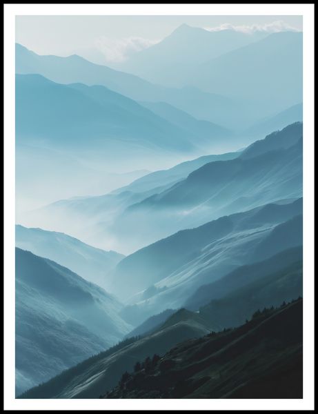 Plakat 75x100cm Między Chmurami zdjęcie 3