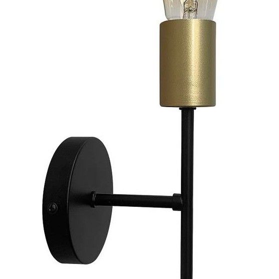 Kinkiet ścienny retro CRESPILO 21-01252 wysięgnik metalowy czarny zdjęcie 2