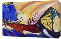 Obraz 60x40cm Painting with Troika, Wassily Kandinsky Vintage
