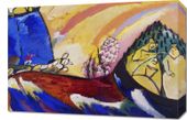 Obraz 60x40cm Painting with Troika, Wassily Kandinsky Vintage