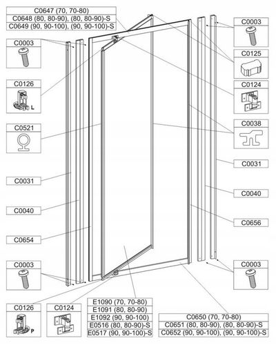 Zawias kompletny Sanplast CLASSIC 660-C0124 na Arena.pl