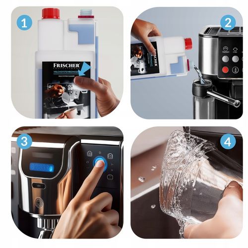 PŁYN DO CZYSZCZENIA SYSTEMU MLEKA USUWANIE OSADÓW SYSTEMU MLECZNEGO 1000ml na Arena.pl