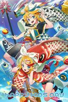 Pocztówka z okazji dnia dziecka - Vocaloid Hatsune Miku