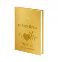 PLANER doktora notatnik tyg. ksiażkowy kalendarz A5 złoty srebrny 2026