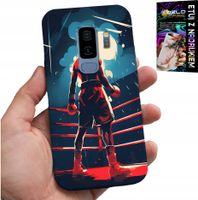 ETUI DO SAMSUNG GALAXY S9 PLUS - BOKS SPORTY WALKI BOKSERZY WZORY + FOLIA