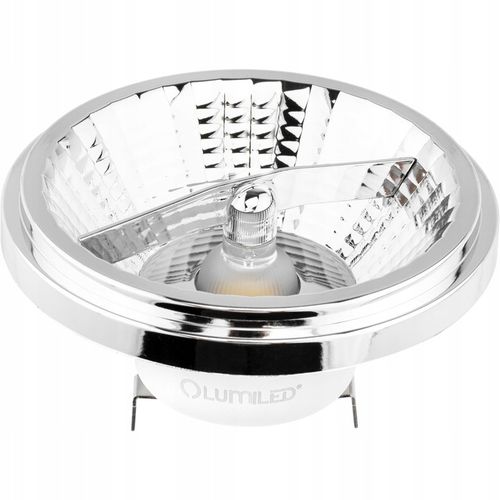 Żarówka LED G53 AR111 GU10 15W = 100W 1521lm 4000K 24° 12V Srebrna na Arena.pl