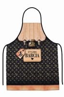 fartuch Stylowa Babcia Brąz | FP151
