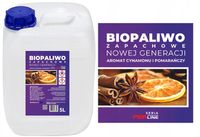 BIOETANOL BIOPALIWO ZAPACHOWE BIOKOMINEK CYNAMOM POMARAŃCZA 5L