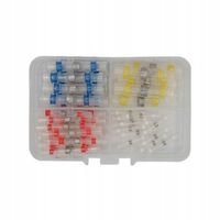 Koszulki izolacyjne termokurczliwe polietylen z cyną 50 sztuk KD10489