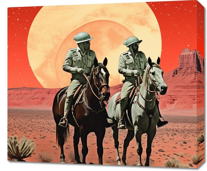 Obraz 70x60cm Patrol Kosmiczny zdjęcie 1
