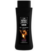 Biały Jeleń for Men Szampon Żel hipoalergiczny 2w1 z łopianem  300ml