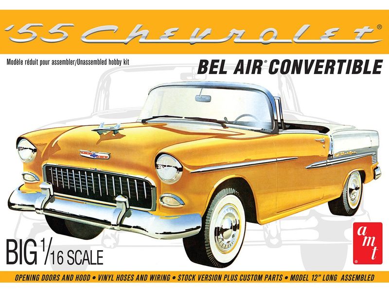 Model Plastikowy - Samochód 1955 Chevy Bel Air Convertible zdjęcie 1