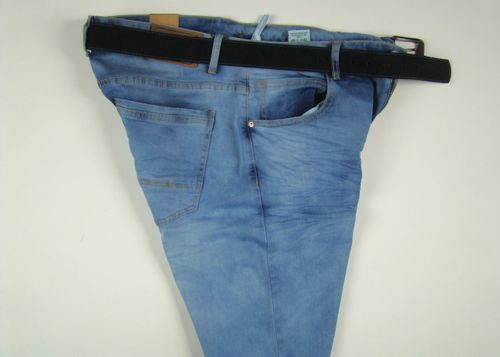 39 pas 108cm SPODNIE REGULAR JASNO NIEBIESKI-635 na Arena.pl