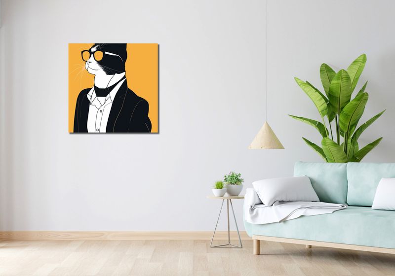 Obraz 70x70cm Jegomość zdjęcie 2