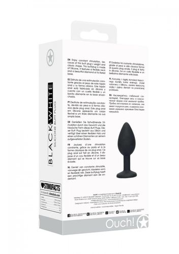 silicone butt plug with removable jewel na Arena.pl