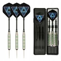 Zestaw 3 rzutek do darta rzutki metalowe lotki FAVER 22g