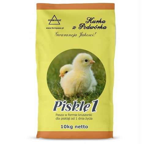 Pasza dla PISKLĄT od 1 dnia kruszonka 10KG karma od zera od 0 dla kurcząt na Arena.pl