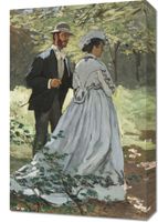 Obraz 40x60cm Bazille and Camille, Monet Vintage do Salonu
