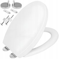 DESKA SEDESOWA WOLNOOPADAJĄCA WC KLOZETOWA TOALETOWA DO CERSANIT KOŁO