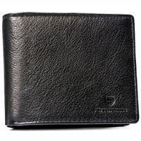 PETERSON ZESTAW pojemny portfel męski skórzany brelok skóra naturalna