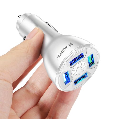ładowarka samochodowa 50w 4x usb-a qc biała na Arena.pl