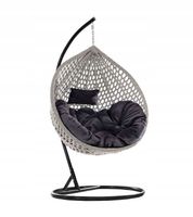 Fotel ogrodowy wiszący kokon ELDEN Trigo do 150KG MEGA DUŻA PODUSZKA 3KG