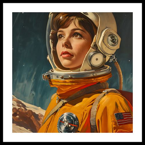 Plakat 40x40cm Pionierka Kosmosu na Arena.pl