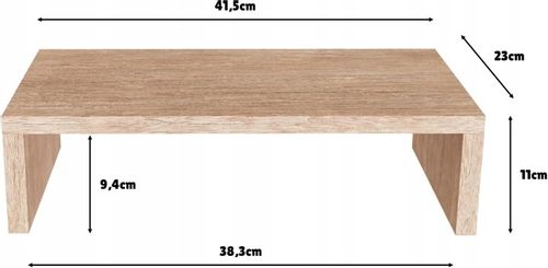 PODSTAWKA POD MONITOR NADSTAWKA ERGONOMICZNA NA BIURKO PODNOSI EKRAN O 11CM na Arena.pl