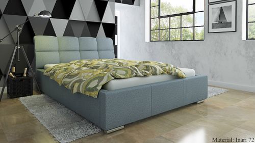 TAPICEROWANE ŁÓŻKO DO SYPIALNI 180X200 STELAŻ + POJEMNIK na Arena.pl